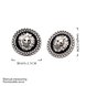 Wholesale  Round Lion Gold Plated Stud Earrings For Women Casual Vintage Female Earring Anniversary Fashion Jewelry New Arrival TGGPE102 0 small