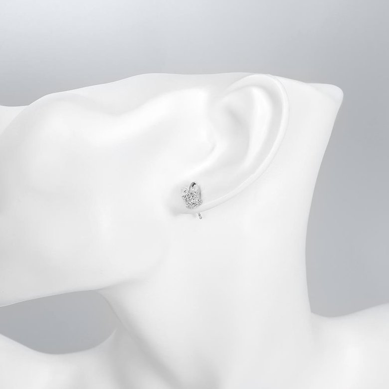 Wholesale Classic Platinum Rhinestone Stud Earring owl  AAA Zircon Earring for Women Crystal Drop Earring Daily Pendant Birthday Gift  TGGPE242 0