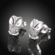 Wholesale Classic Platinum Rhinestone Stud Earring owl  AAA Zircon Earring for Women Crystal Drop Earring Daily Pendant Birthday Gift  TGGPE242 2 small