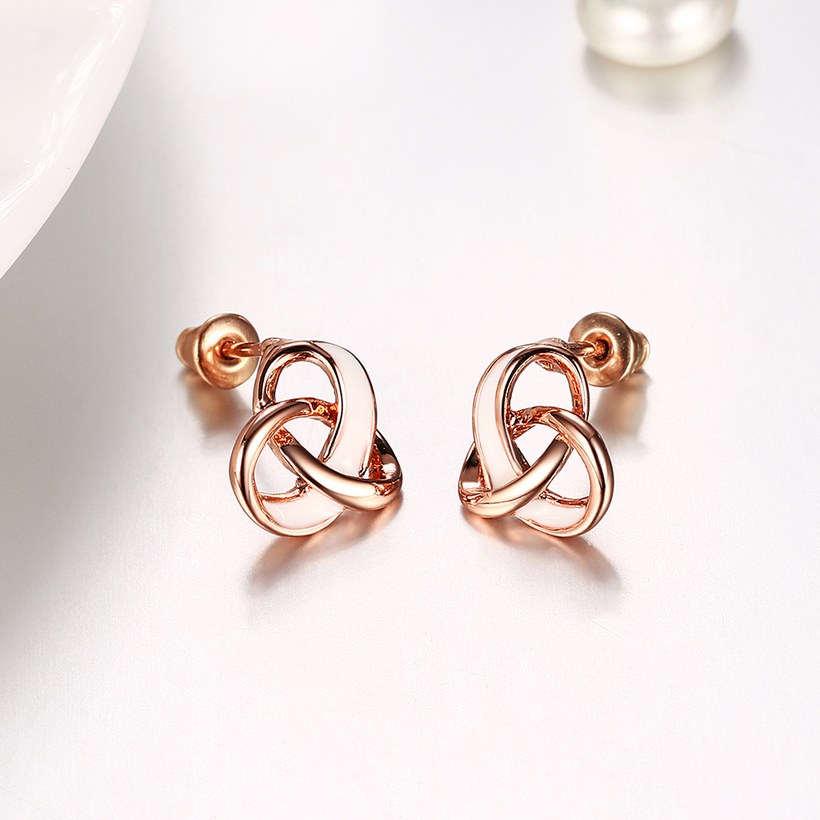 Wholesale Geometric earring polishing earrings temperament lady fashion decoration earrings Delicate  jewelry wholesale from China TGGPE365 3