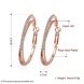 Wholesale Romantic Rose Gold Round zircon Hoop Earring High Quality Vintage Big Round Hoop Earrings For Women Jewelry Hot Sale  TGHE060 0 small