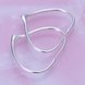 Wholesale Trendy Silver plated Geometric Hoop Earring For Woman Fashion Party Jewelry TGHE002 0 small