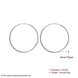 Wholesale Classic Trendy Silver plated Circle Hoop Earrings Round Stylish Earrings for women Engagement Christmas Gift TGHE003 0 small