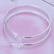 Wholesale Classic Trendy Silver plated Circle Hoop Earrings Round Stylish Earrings for women Engagement Christmas Gift TGHE004 1 small