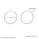 Wholesale Classic Trendy Silver plated Circle Twisted Hoop Earrings Round Stylish Earrings for women Engagement Christmas Gift TGHE006 1 small