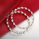 Wholesale Classic Trendy Silver plated Circle Twisted Hoop Earrings Round Stylish Earrings for women Engagement Christmas Gift TGHE006 3 small