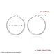 Wholesale Classic Trendy Silver plated Circle Hoop Earrings Round Stylish Earrings for women Engagement Christmas Gift TGHE010 1 small