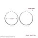 Wholesale Classic Trendy Silver plated Circle Hoop Earrings Round Stylish Earrings for women Engagement Christmas Gift TGHE011 1 small