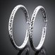 Wholesale Trendy Hot Sale Silver plated Simple U Shaped Hoop Earrings For Women Fashion Jewelry Wedding Accessories  TGHE031 3 small