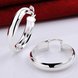Wholesale Hot Sale Silver plated Simple  round Shaped Hoop Earrings For Women fashion Jewelry China Wedding Accessories  TGHE033 1 small