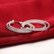 Wholesale Trendy Hot Sale Silver plated Simple U Shaped Hoop Earrings For Women Fashion Jewelry Wedding Accessories  TGHE035 0 small