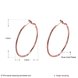Wholesale New arrival 24K Gold Color Earrings For Women simple Trendy Round Statement Earrings Fashion Party Jewelry Gift TGHE051 4 small