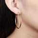 Wholesale New arrival 24K Gold Color Earrings For Women simple Trendy Round Statement Earrings Fashion Party Jewelry Gift TGHE052 1 small