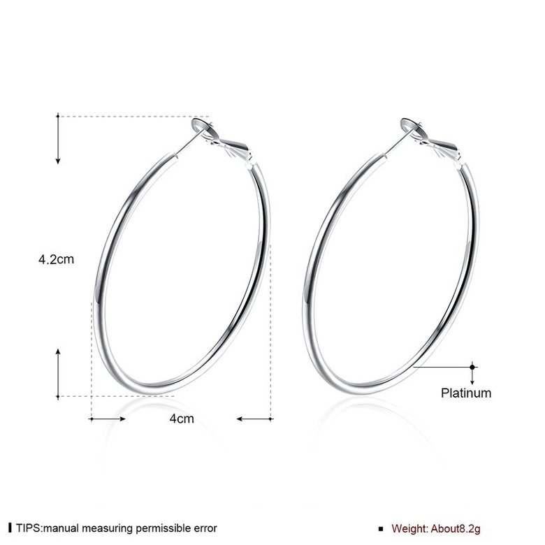 Wholesale New arrival 24K Gold Color Earrings For Women simple Trendy Round Statement Earrings Fashion Party Jewelry Gift TGHE052 4