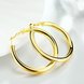Wholesale New arrival 24K Gold Color Earrings For Women simple Trendy Round Statement Earrings Fashion Party Jewelry Gift TGHE053 1 small