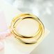 Wholesale New arrival 24K Gold Color Earrings For Women simple Trendy Round Statement Earrings Fashion Party Jewelry Gift TGHE053 2 small