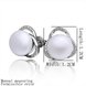 Wholesale Fashion wholesale jewelry China Platinum Pearl Stud Earring  Simpl Elegant Accessories Wedding Party Anniversary Gift  TGPE008 0 small