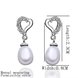 Wholesale Classic Platinum Water Drop Pearl Stud Earring  Simpl Elegant Accessories Wedding Party Anniversary Gift Love Jewelry TGPE011 0 small