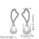 Wholesale Classic Platinum Water Drop Pearl Stud Earring  Simpl Elegant Accessories Wedding Party Anniversary Gift Love Jewelry TGPE004 0 small