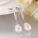 Wholesale Fashion wholesale jewelry China Platinum Pearl Stud Earring  Simpl Elegant Accessories Wedding Party Anniversary Gift  TGPE026 0 small