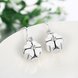 Wholesale Clover Chic style  925 Sterling Silver Earrings For Women Fashion Dangle Temperament Earring Engagement Gifts Jewelry TGSLE128 2 small