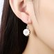 Wholesale Sweet cute  925 Sterling Silver Earrings For Women Fashion Temperament pink Dangle Earring Engagement Gifts Jewelry TGSLE129 4 small
