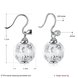 Wholesale Popular 925 Sterling Silver round ball dangle earring white clown Earrings For Women Banquet fine gift TGSLE150 0 small