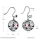 Wholesale Popular 925 Sterling Silver round ball dangle earring delicate butterfly zircon Earrings For Women Banquet fine gift TGSLE151 0 small