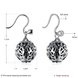 Wholesale Popular 925 Sterling Silver round ball dangle earring delicate hollow out leaf Earrings For Women Banquet fine gift TGSLE154 0 small