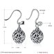 Wholesale Popular 925 Sterling Silver round ball dangle earring vintage heart Earrings For Women Banquet fine gift TGSLE155 0 small