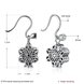 Wholesale Fashion 925 Sterling Silver flower dangle earring vintage hollow out Earrings For Women Banquet fine gift TGSLE159 0 small