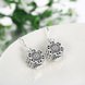 Wholesale Fashion 925 Sterling Silver flower dangle earring vintage hollow out Earrings For Women Banquet fine gift TGSLE159 2 small