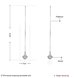 Wholesale Temperament Long Earrings for Women Party Jewelry Shiny CZ Stone Dangle Earrings Birthday Anniversary Gifts  TGSLE188 0 small