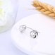 Wholesale Fashion 925 Sterling Silver Sparkling Diamond Flower Stud Earrings For Women Girls Party Fine Jewelry Gifts TGSLE001 3 small