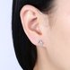 Wholesale Fashion romantic 925 Sterling Silver Stud Earrings High Quality Woman Fashion Jewelry cute shiny Zircon Hot Sale Earrings TGSLE010 0 small