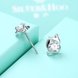 Wholesale Hot wholesale jewelry Fashion romantic 925 Sterling Silver Stud Earrings High Quality Woman Jewelry cute shiny Zircon Earrings TGSLE012 4 small