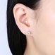 Wholesale Simple Fashion AAA Zircon Crystal Round Small Stud Earrings Wedding 925 Sterling Silver Earring for Women Girls Jewelry Gift TGSLE016 0 small