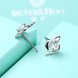 Wholesale Fashion romantic 925 Sterling Silver Stud Earrings High Quality Woman Fashion Jewelry cute shiny Zircon Hot Sale Earrings TGSLE020 4 small