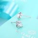 Wholesale Hot wholesale jewelry China Fashion romantic 925 Sterling Silver Stud Earrings High Quality cute shiny Zircon Earrings TGSLE028 2 small
