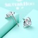 Wholesale Hot wholesale jewelry China Fashion romantic 925 Sterling Silver Stud Earrings High Quality cute shiny Zircon Earrings TGSLE028 4 small