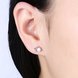 Wholesale Hot wholesale jewelry Fashion romantic 925 Sterling Silver Stud Earrings High Quality Woman Jewelry cute shiny Zircon Earrings TGSLE030 0 small