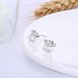 Wholesale China fashion jewelry unique 925 Sterling Silver Earrings High Quality for Woman cute sector shiny Zircon Hot Sale Earrings TGSLE046 3 small