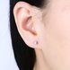 Wholesale Fashion Creative Female Small Stud Earrings 925 Sterling Silver delicate shinny Crystal Earrings Wedding party jewelry wholesale TGSLE057 0 small
