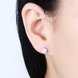 Wholesale Fashion Creative Female Small Stud Earrings 925 Sterling Silver delicate shinny Crystal Earrings Wedding party jewelry wholesale TGSLE069 0 small