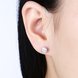Wholesale Simple Fashion AAA Zircon Crystal Round Small Stud Earrings Wedding 925 Sterling Silver Earring for Women Girls Jewelry Gift TGSLE077 0 small