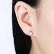 Wholesale Trendy Creative Female Stud Earrings 925 Sterling Silver delicate shinny Crystal Earrings Wedding party jewelry wholesale China TGSLE084 0 small