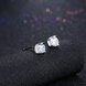 Wholesale jewelry China Simple Fashion AAA Zircon Round Small Stud Earrings Wedding 925 Sterling Silver Earring for Women Gift TGSLE090 1 small