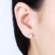 Wholesale Simple Fashion AAA Zircon Crystal Round Small Stud Earrings Wedding 925 Sterling Silver Earring for Women Girls Jewelry Gift TGSLE109 0 small
