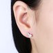Wholesale Trendy Creative Female Stud Earrings 925 Sterling Silver delicate shinny Crystal Earrings Wedding party jewelry wholesale China TGSLE113 0 small