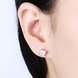 Wholesale Classical  Female square Crystal Zircon Stone Earrings Fashion Silver Color Jewelry Vintage Stud Earrings For Women TGSLE114 0 small